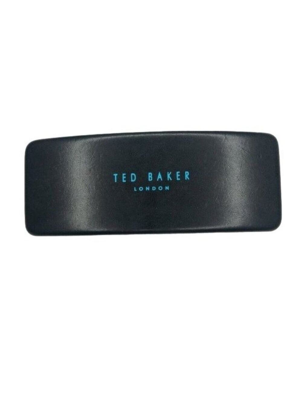 Ted Baker London Sunglass Case Black With Turquoise Interior